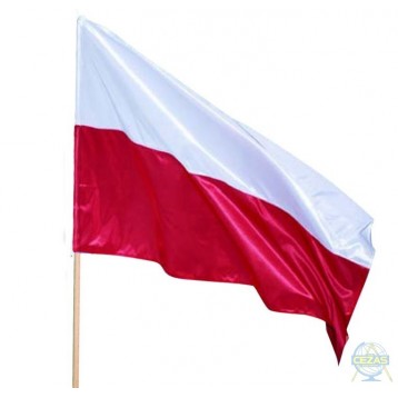 Flaga Polski na drzewiec 150x90