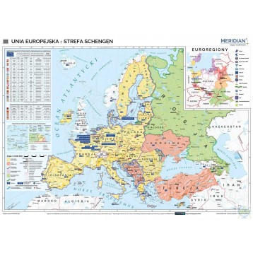 Mapa polityczna świata (stan na 2018) - mapa ścienna