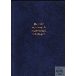 Rejestr wydanych legitymacji szkolnych