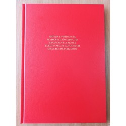 Imienna ewidencja wydanych świadectw ukończenia szkoły i legitymacji szkolnych oraz ich duplikatów