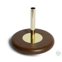 Stojak flagowy - laminowany - imitacja drewna