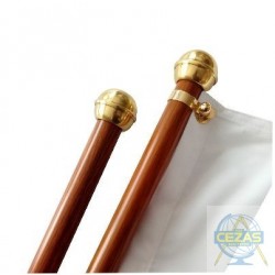 Maszt Flagowy Drzewiec aluminiowy - laminowany