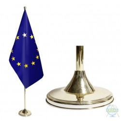 Konferencyjny stojak na flagę - metalizowany