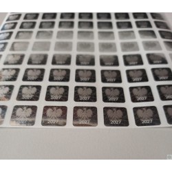 HOLOGRAM DO PRZEDŁUŻANIA WAŻNOŚCI E-LEGITYMACJI SZKOLNEJ - ROK 2027