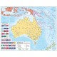 Mapa dwustronna Australia fizyczno-polityczna