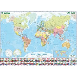 Mapa Świata polityczna 1:20 mln