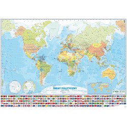 Mapa Świat polityczny 1:28 mln