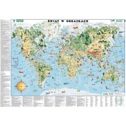 Mapa Świat w obrazkach