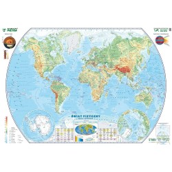 Mapa Świat fizyczny 1:20 mln