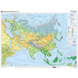 Mapa administracyjna Polski (2018) - mapa ścienna