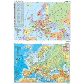 Mapa polityczna świata (stan na 2018) - mapa ścienna