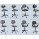 PurMax - Obrotowe Krzesło Przemysłowe - Laboratoryjne - Warsztatowe