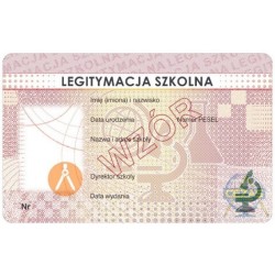 E-LEGITYMACJA SZKOLNA MEiN-I/1 PCV - dla uczniów szkół dla dzieci i młodzieży oraz uczniów szkół polskich